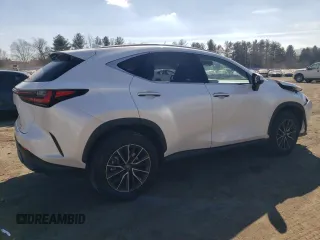 2025 Lexus NX with VIN JTJGGCEZ7S5011079, listed as a Copart auction lot 46956335 with 1,959 mi miles and Salvage Title. Bid and sale history available at carsss.com. Image 3.