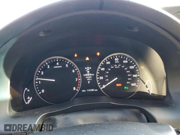 2015 Lexus ES 330 with VIN JTHBK1GG8F2197894, listed as a Copart auction lot 49078945 with 112,189 mi miles and Salvage Title. Bid and sale history available at DreamBid. Image 9.