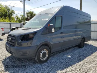 2020 Ford Transit Cargo with VIN 1FTBR3X87LKA72253, listed as a Copart auction lot 56999975 with 69,981 mi miles and Salvage Title. Bid and sale history available at DreamBid. Image 1.