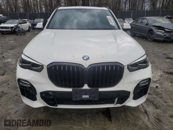2020 BMW X5 M50i with VIN 5UXJU4C02L9C46464, listed as a Copart auction lot 43455805 with 89,337 mi miles and Salvage Title. Bid and sale history available at DreamBid. Image 5.