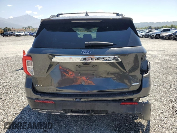 2020 Ford Explorer XLT with VIN 1FMSK7DH3LGA17183, listed as a Copart auction lot 55178045 with 84,140 mi miles and Salvage Title. Bid and sale history available at DreamBid. Image 6.