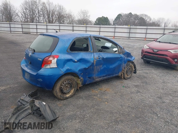 2011 Toyota Yaris with VIN JTDJT4K38B5329013, listed as a IAAI auction lot 41492239 with 200,180 mi miles. Bid and sale history available at carsss.com. Image 4.