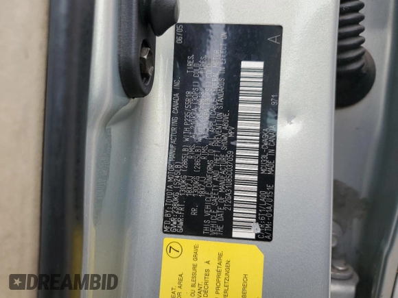 2005 Lexus RX 330 с VIN 2T2GA31U85C037059, выставлен на аукционе Copart как лот 58277275 с пробегом 170 881 миль миль и Списание • Salvage title. История ставок и продаж доступна на DreamBid. Изображение 13.