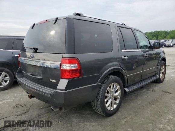 2017 Ford Expedition Limited с VIN 1FMJU2AT8HEA60907, выставлен на аукционе Copart как лот 58484725 с пробегом 165 288 миль миль и Чистый • Clean title. История ставок и продаж доступна на DreamBid. Изображение 3.