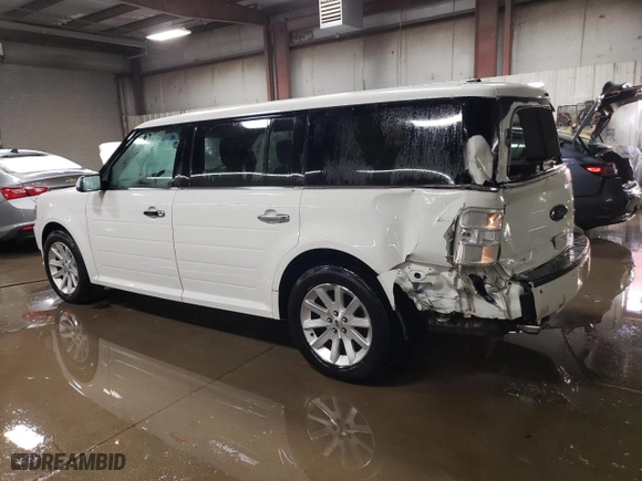 2010 Ford Flex SEL with VIN 2FMGK5CC6ABA58444, listed as a Copart auction lot 49276275 with 111,430 mi miles and Salvage Title. Bid and sale history available at carsss.com. Image 2.