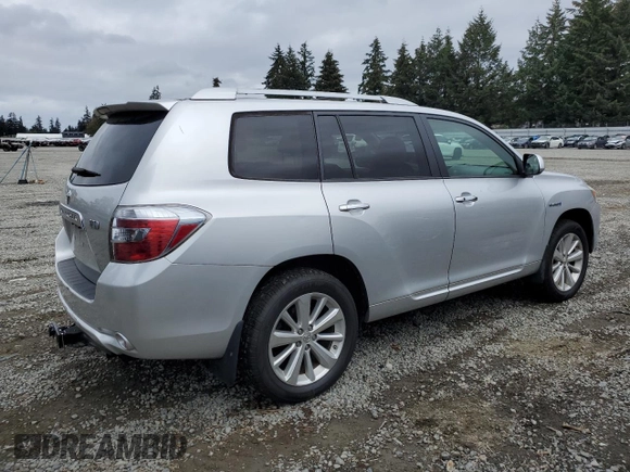 2008 Toyota Highlander Hybrid with VIN JTEEW41A082004225, listed as a Copart auction lot 75349874 with 228,504 mi miles and Clean Title. Bid and sale history available at carsss.com. Image 3.