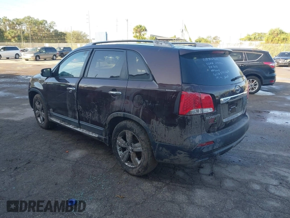 2012 Kia Sorento EX with VIN 5XYKUCA61CG247916, listed as a IAAI auction lot 40741466 with 1 mi miles. Bid and sale history available at carsss.com. Image 3.