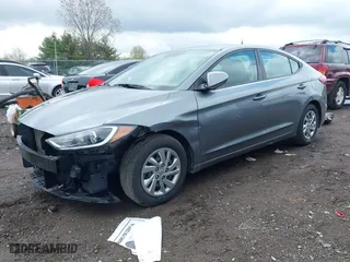 2018 Hyundai Elantra SE with VIN KMHD74LF3JU659748, listed as a IAAI auction lot 41971050 with 124,851 mi miles. Bid and sale history available at carsss.com. Image 18.