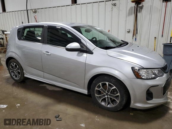 2018 Chevrolet Sonic LT with VIN 1G1JD6SB6J4114517, listed as a Copart auction lot 44530315 with Not provided miles and Salvage title. Bid and sale history available at DreamBid. Image 4.