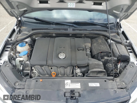 2012 Volkswagen Jetta SEL with VIN 3VWLX7AJXCM361484, listed as a Copart auction lot 53260985 with 155,585 mi miles and Salvage title. Bid and sale history available at DreamBid. Image 11.