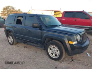 2014 Jeep Patriot Sport with VIN 1C4NJPBB8ED741698, listed as a IAAI auction lot 41516888 with 73,340 mi miles. Bid and sale history available at carsss.com. Image 1.