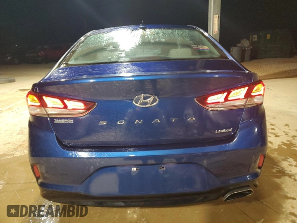 2018 Hyundai Sonata Sport Plus with VIN 5NPE34AF8JH674974, listed as a Copart auction lot 83859474 with 77,026 mi miles and Salvage Title. Bid and sale history available at DreamBid. Image 6.