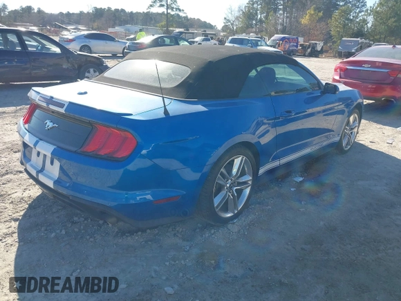 2020 Ford Mustang EcoBoost with VIN 1FATP8UH8L5157974, listed as a IAAI auction lot 41348994 with 48,148 mi miles and . Bid and sale history available at carsss.com. Image 4.