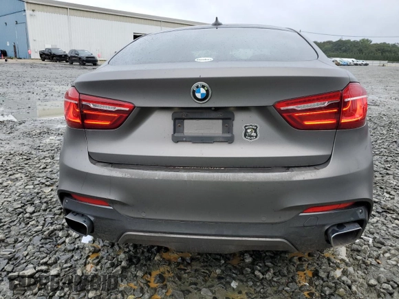 2015 BMW X6 xDrive35i with VIN 5UXKU2C56F0N75923, listed as a Copart auction lot 69896503 with 86,654 mi miles. Bid and sale history available at carsss.com. Image 6.