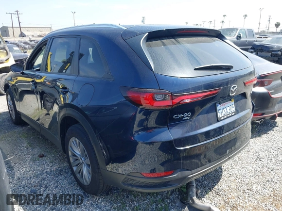 2024 Mazda CX-90 3.3 Turbo Select with VIN JM3KKAHD0R1118063, listed as a IAAI auction lot 41966654 with 5,066 mi miles. Bid and sale history available at carsss.com. Image 3.