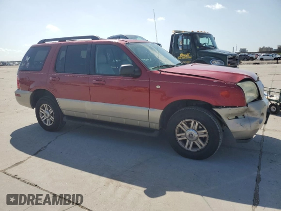 2005 Mercury Mountaineer Convenience with VIN 4M2ZU86K35UJ11915, listed as a Copart auction lot 61972765 with 129,775 mi miles and Salvage title. Bid and sale history available at DreamBid. Image 4.