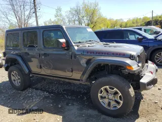 2020 Jeep Wrangler Unlimited Rubicon z VIN 1C4HJXFN3LW342670, wystawiony jako Copart lot #55022415 z przebiegiem 19 569 mil mil oraz Szkoda całkowita • Salvage title. Historia ofert i sprzedaży dostępna na DreamBid. Obrazek 4.