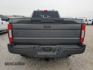 2021 Ford F-350 XL with VIN 1FT8W3BT0MEE06413, listed as a Copart auction lot 42080395 with 140,610 mi miles and Salvage title. Bid and sale history available at DreamBid. Image 6.