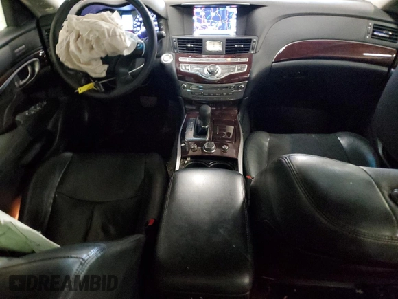 2013 Infiniti M37 with VIN JN1BY1AR0DM604816, listed as a Copart auction lot 85498034 with 126,807 mi miles and Salvage Title. Bid and sale history available at carsss.com. Image 8.