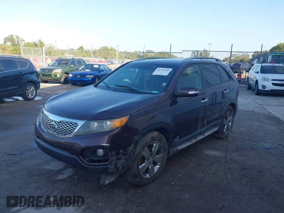 2012 Kia Sorento EX with VIN 5XYKUCA61CG247916, listed as a IAAI auction lot 40741466 with 1 mi miles. Bid and sale history available at carsss.com. Image 16.