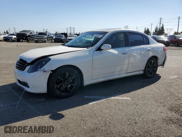 2006 Infiniti G35 with VIN JNKCV51E16M504059, listed as a Copart auction lot 78990024 with 126,145 mi miles and Salvage Title. Bid and sale history available at DreamBid. Image 1.