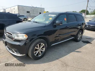 2016 Dodge Durango Limited with VIN 1C4RDJDG9GC301822, listed as a Copart auction lot 66530145 with 189,397 mi miles and Clean title. Bid and sale history available at DreamBid. Image 1.