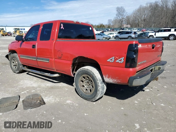 2005 Chevrolet Silverado 1500 with VIN 1GCEK19V05E137115, listed as a Copart auction lot 44826855 with 0 mi miles and Clean Title. Bid and sale history available at carsss.com. Image 2.