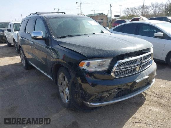 2015 Dodge Durango SXT with VIN 1C4RDHAG7FC155951, listed as a IAAI auction lot 41710153 with 180,519 mi miles and . Bid and sale history available at DreamBid. Image 1.