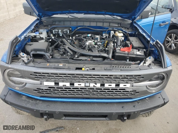 2024 Ford Bronco Badlands with VIN 1FMEE9BP2RLA95724, listed as a Copart auction lot 86332164 with 746 mi miles and Salvage Title. Bid and sale history available at carsss.com. Image 12.