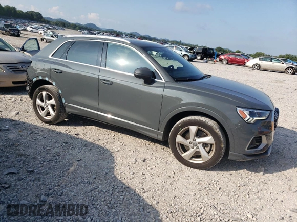 2019 Audi Q3 with VIN WA1BEDF33K1085331, listed as a Copart auction lot 64170625 with 70,209 mi miles and Salvage title. Bid and sale history available at DreamBid. Image 4.