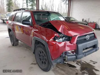 2012 Toyota 4Runner SR5 with VIN JTEBU5JR5C5099313, listed as a IAAI auction lot 41923882 with 180,552 mi miles. Bid and sale history available at carsss.com. Image 1.