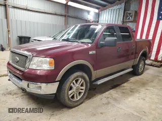 2005 Ford F-150 XLT with VIN 1FTPW14575KF00483, listed as a Copart auction lot 49797945 with 183,420 mi miles and Salvage Title. Bid and sale history available at carsss.com. Image 1.