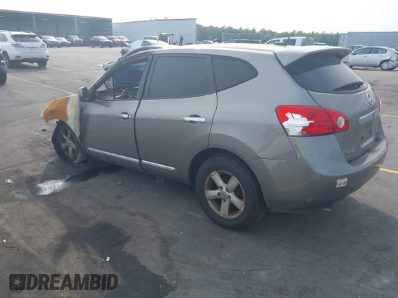 2013 Nissan Rogue S with VIN JN8AS5MT4DW011221, listed as a IAAI auction lot 40954827 with 98,020 mi miles. Bid and sale history available at carsss.com. Image 3.