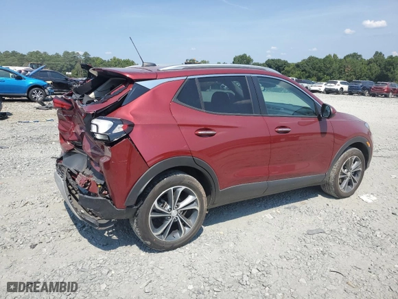 2023 Buick Encore GX Select with VIN KL4MMDS25PB011628, listed as a Copart auction lot 51971695 with 23,470 mi miles and Salvage Title. Bid and sale history available at carsss.com. Image 3.