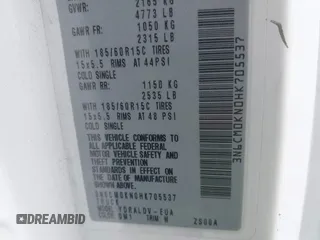 2017 Nissan NV200 SV with VIN 3N6CM0KN0HK705537, listed as a IAAI auction lot 41909315 with 112,083 mi miles and . Bid and sale history available at DreamBid. Image 9.