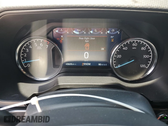 2022 Ford F-150 XL with VIN 1FTEW1E84NFA98656, listed as a Copart auction lot 59326935 with 49,609 mi miles and Salvage title. Bid and sale history available at DreamBid. Image 9.