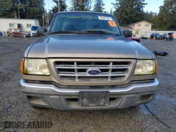 2003 Ford Ranger XL z VIN 1FTYR10D03PA33559, wystawiony jako Copart lot #76487344 z przebiegiem Nie podano mil oraz Czysty tytuł • Clean title. Historia ofert i sprzedaży dostępna na DreamBid. Obrazek 5.
