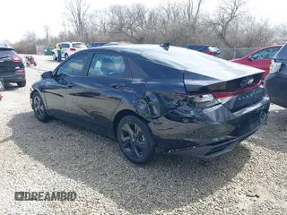 2022 Hyundai Elantra SEL with VIN KMHLM4AGXNU272717, listed as a IAAI auction lot 41879304 with 55,680 mi miles and . Bid and sale history available at DreamBid. Image 3.