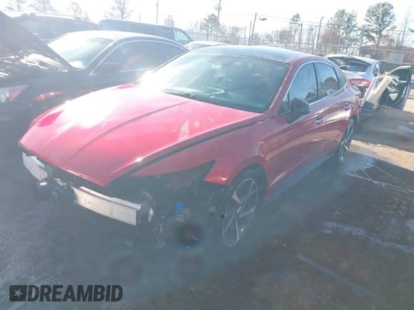 2021 Hyundai Sonata SEL Plus with VIN 5NPEJ4J22MH098175, listed as a IAAI auction lot 41379948 with 78,519 mi miles and . Bid and sale history available at DreamBid. Image 17.
