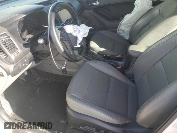 2015 Kia Forte EX with VIN KNAFZ4A80F5309049, listed as a Copart auction lot 87038044 with 34,067 mi miles and Salvage Title. Bid and sale history available at carsss.com. Image 7.