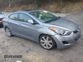 2012 Hyundai Elantra Limited with VIN KMHDH4AE0CU374001, listed as a IAAI auction lot 42394880 with 99,282 mi miles and . Bid and sale history available at DreamBid. Image 1.