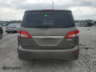 2017 Nissan Quest SV with VIN JN8AE2KP9H9168243, listed as a Copart auction lot 49855554 with 188,742 mi miles and Salvage Title. Bid and sale history available at carsss.com. Image 6.