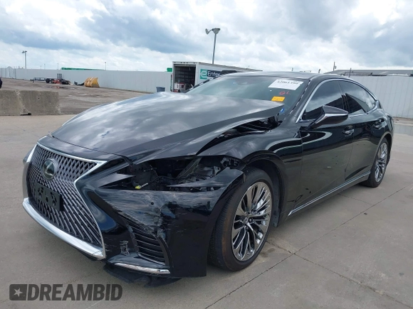 2020 Lexus LS 500 with VIN JTHD51FF1L5011017, listed as a IAAI auction lot 42061399 with 31,341 mi miles and . Bid and sale history available at DreamBid. Image 22.