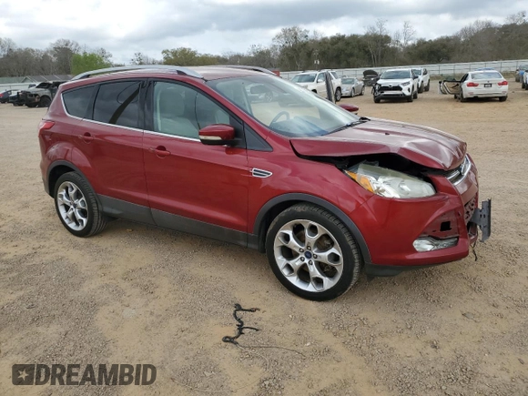 2015 Ford Escape Titanium with VIN 1FMCU0J96FUC32632, listed as a Copart auction lot 48213915 with 120,641 mi miles and Salvage Title. Bid and sale history available at carsss.com. Image 4.