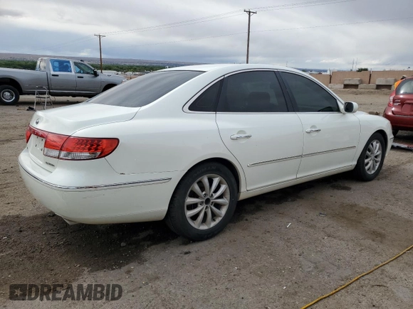 2006 Hyundai Azera SE with VIN KMHFC46F66A056611, listed as a Copart auction lot 55468615 with 138,582 mi miles and Salvage title. Bid and sale history available at DreamBid. Image 3.