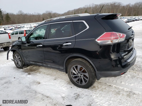 2016 Nissan Rogue SV with VIN 5N1AT2MV2GC808531, listed as a Copart auction lot 44012595 with 88,188 mi miles and Salvage Title. Bid and sale history available at carsss.com. Image 2.