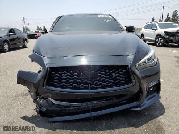 2020 Infiniti Q50 EDITION 30 with VIN JN1EV7AP9LM203383, listed as a Copart auction lot 57332294 with NaN miles and Salvage Title. Bid and sale history available at carsss.com. Image 5.