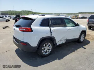 2017 Jeep Cherokee Latitude with VIN 1C4PJLCB4HW535741, listed as a Copart auction lot 66332684 with 118,692 mi miles and Salvage Title. Bid and sale history available at carsss.com. Image 3.