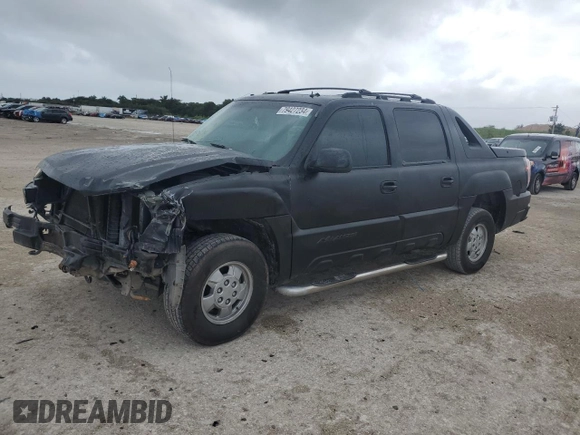 2002 Chevrolet Avalanche with VIN 3GNEC13T12G165778, listed as a Copart auction lot 79427234 with 275,313 mi miles and Salvage Title. Bid and sale history available at DreamBid. Image 1.