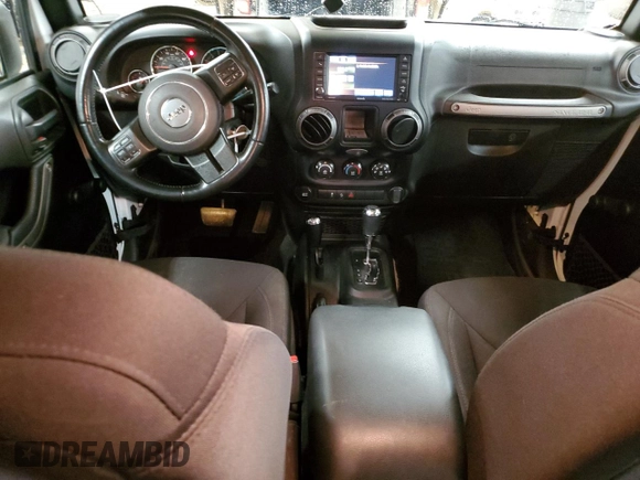 2018 Jeep Wrangler JK Unlimited Sport S with VIN 1C4BJWDG8JL828961, listed as a Copart auction lot 80446474 with 74,577 mi miles and Salvage Title. Bid and sale history available at carsss.com. Image 8.